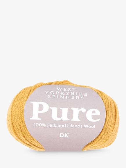 West Yorkshire Spinners Pure DK Yarn, 50g, Dandelion 446