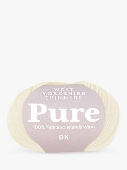 West Yorkshire Spinners Pure DK Yarn, 50g, Natural 010