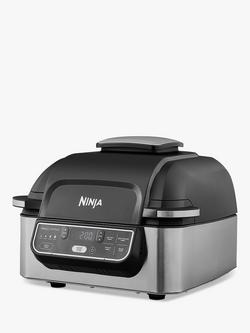 Ninja Foodi AG301UK 5-in-1 Health Grill & Air Fryer, Grey