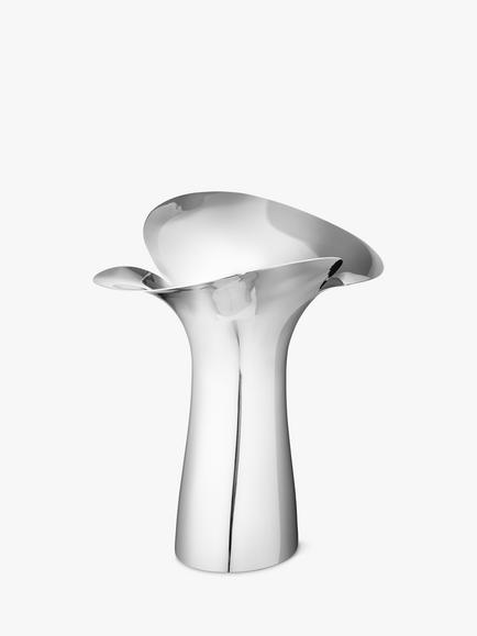 Georg Jensen Bloom Botanica Stainless Steel Vase, Silver