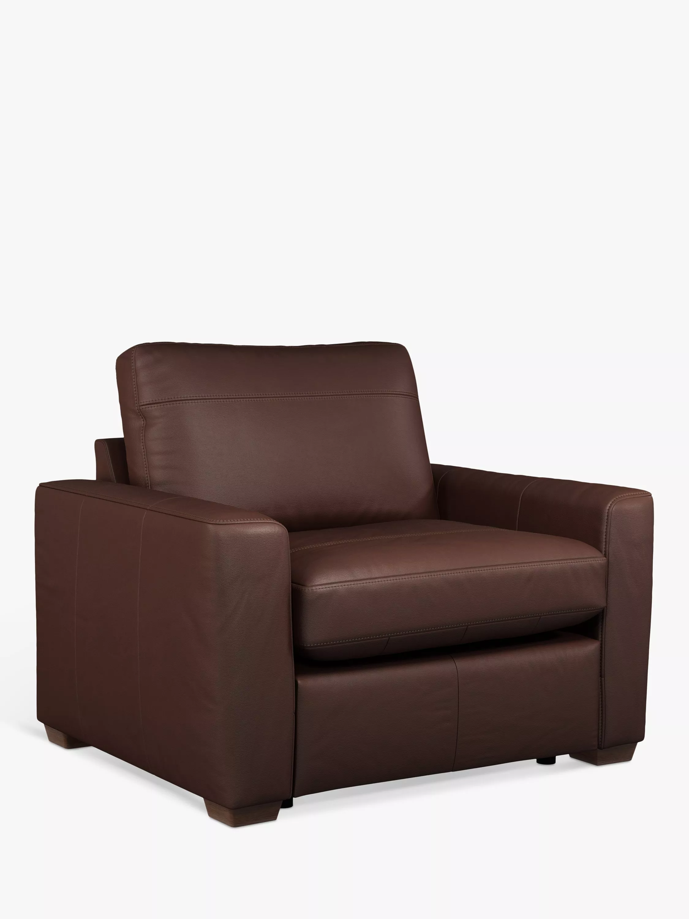 John Lewis Oliver Leather Snuggler, Dark Leg