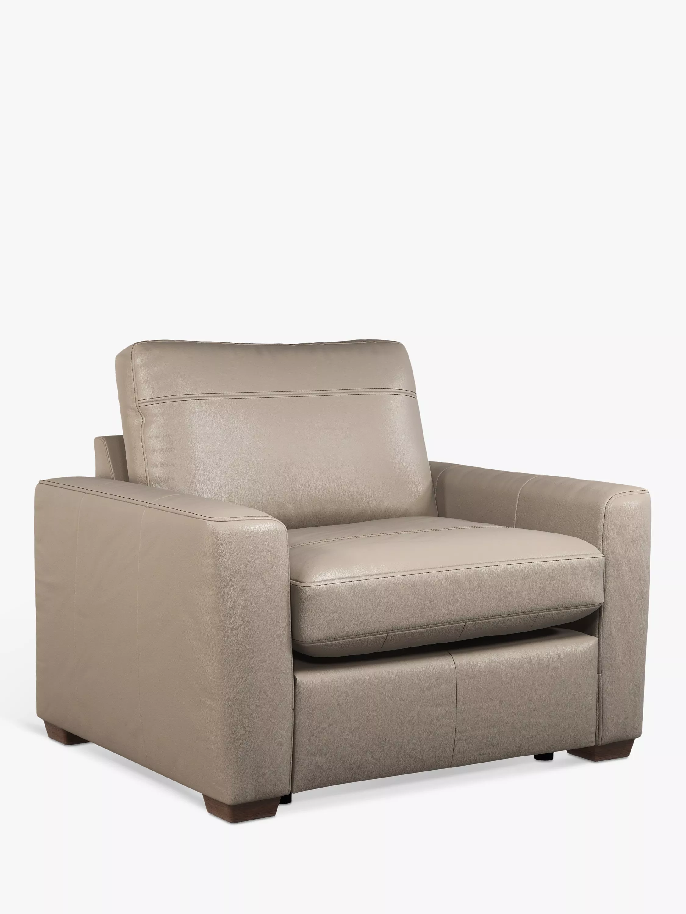 John Lewis Oliver Leather Snuggler, Dark Leg