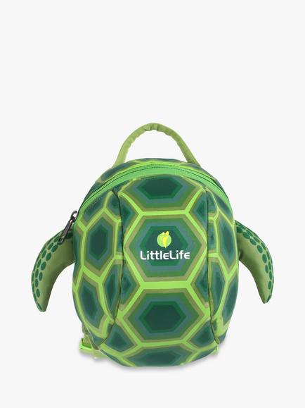 LittleLife Toddler Turtle Backpack, Green - view 2, Green