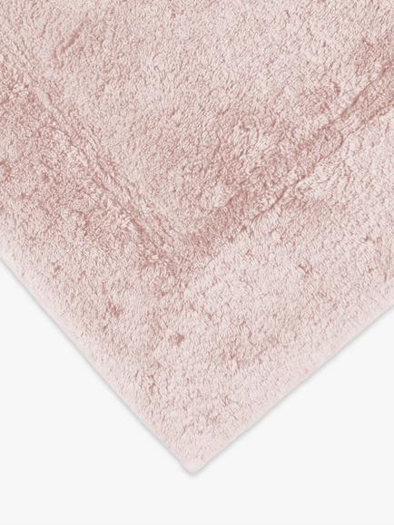 John Lewis Micro-Fresh Deep Pile Pedestal Mat - view 2, Pale Pink