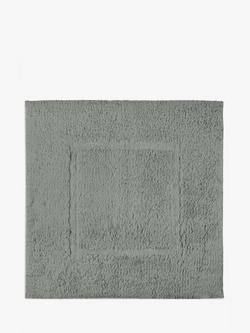 John Lewis Micro-Fresh Deep Pile Shower Mat, Dove Grey