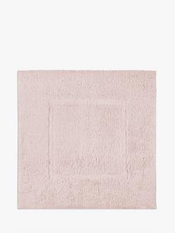 John Lewis Micro-Fresh Deep Pile Shower Mat, Pale Pink