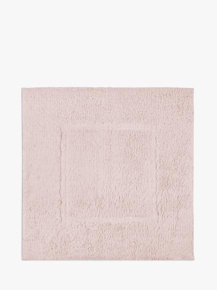 John Lewis Micro-Fresh Deep Pile Shower Mat, Pale Pink