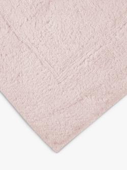 John Lewis Micro-Fresh Deep Pile Shower Mat - view 2, Pale Pink