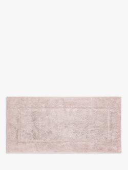 John Lewis Micro-Fresh Extra Large Deep Pile Bath Mat, Pale Pink