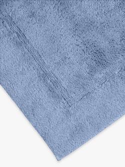 John Lewis Micro-Fresh Extra Large Deep Pile Bath Mat - view 2, Pacific Blue