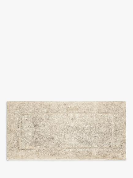 John Lewis Micro-Fresh Extra Large Deep Pile Bath Mat, Linen