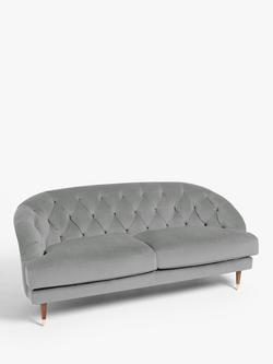 John Lewis + Swoon Radley Medium 2 Seater Sofa, Grey Cotton