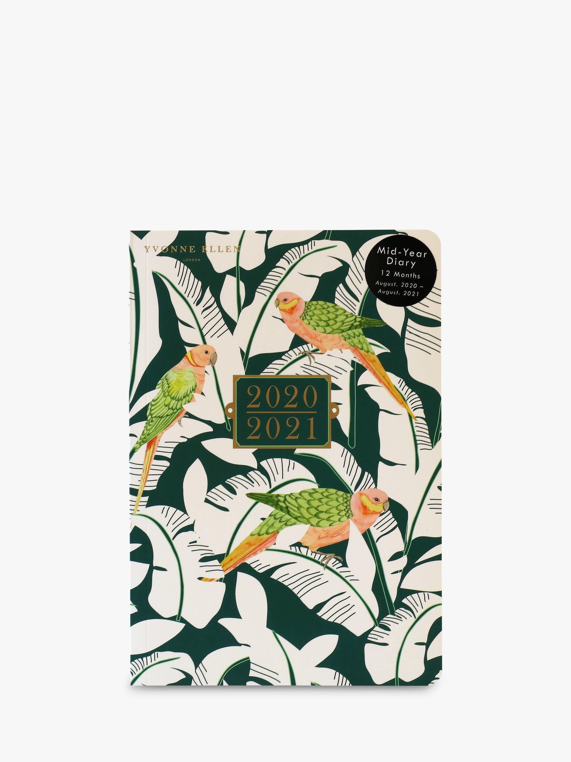 Yvonne Ellen A5 Parrots Mid Year Academic Diary, 2020-21