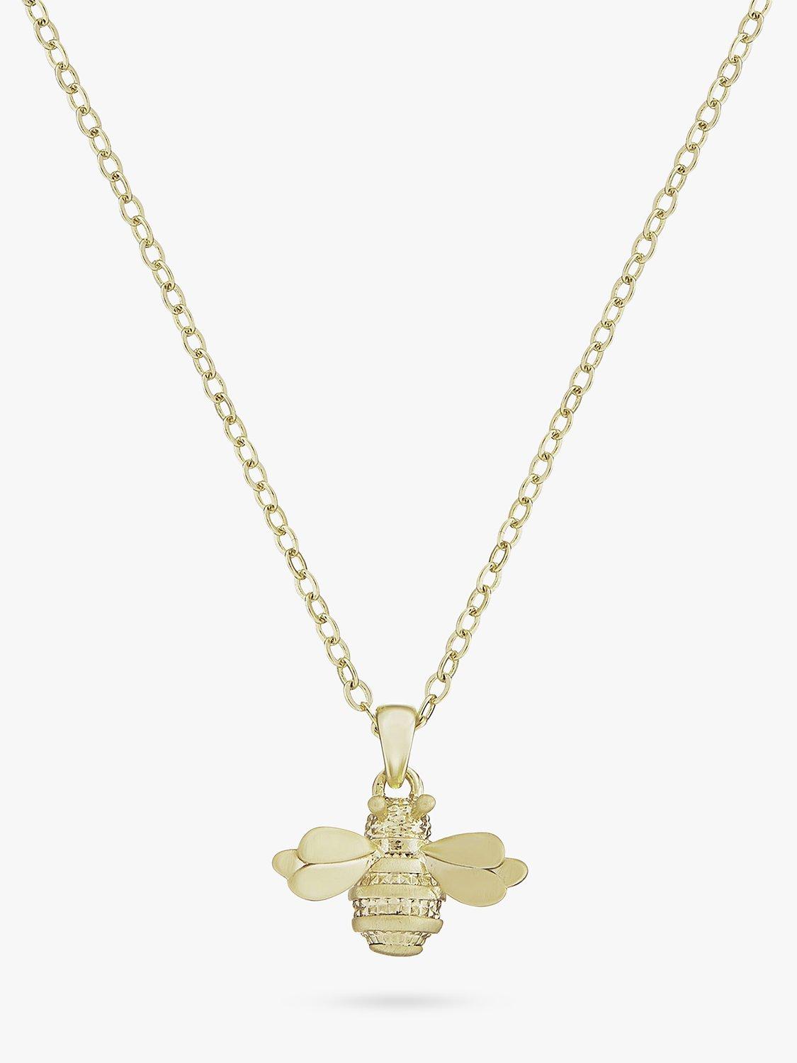 Ted Baker Bellema Bumble Bee Pendant Necklace, Gold