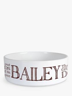 Treat Republic Personalised Greedy Dog Bowl, 