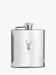 Treat Republic Personalised Stag Hip Flask, 170ml