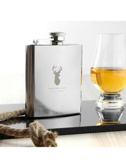 Treat Republic Personalised Stag Hip Flask, 170ml - view 2, 