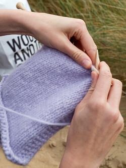 Wool And The Gang Feeling Good Aran Yarn, 50g - view 2, Lilac Powder