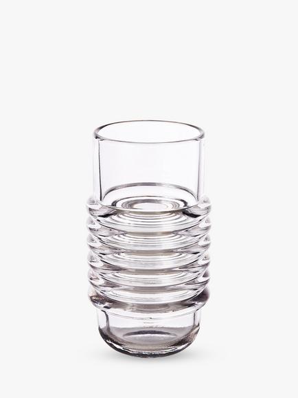 Tom Dixon Press Vase, H30cm, Clear, Clear