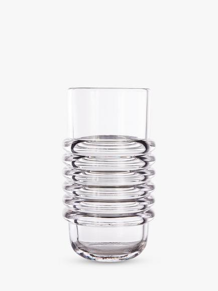 Tom Dixon Press Vase, H30cm, Clear - view 2, Clear