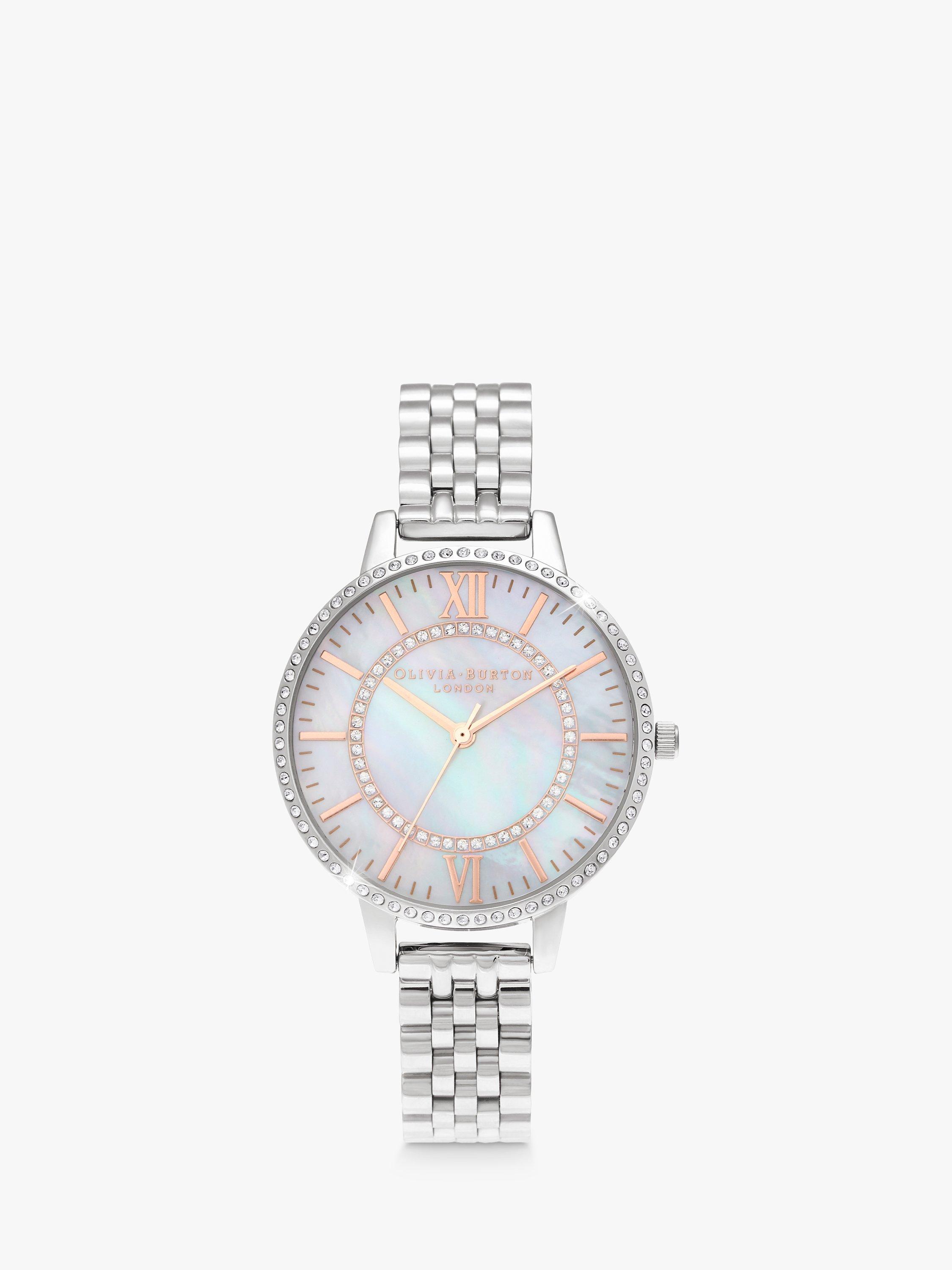 Olivia Burton Women's Wonderland Crystal Bracelet Strap Watch