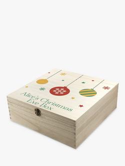 Treat Republic Personalised Baubles Christmas Eve Box, 