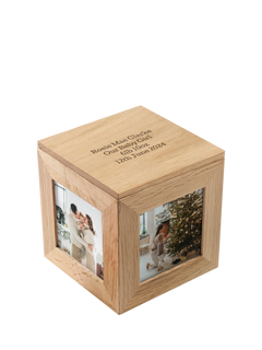 Treat Republic Personalised Photo Cube Keepsake Box