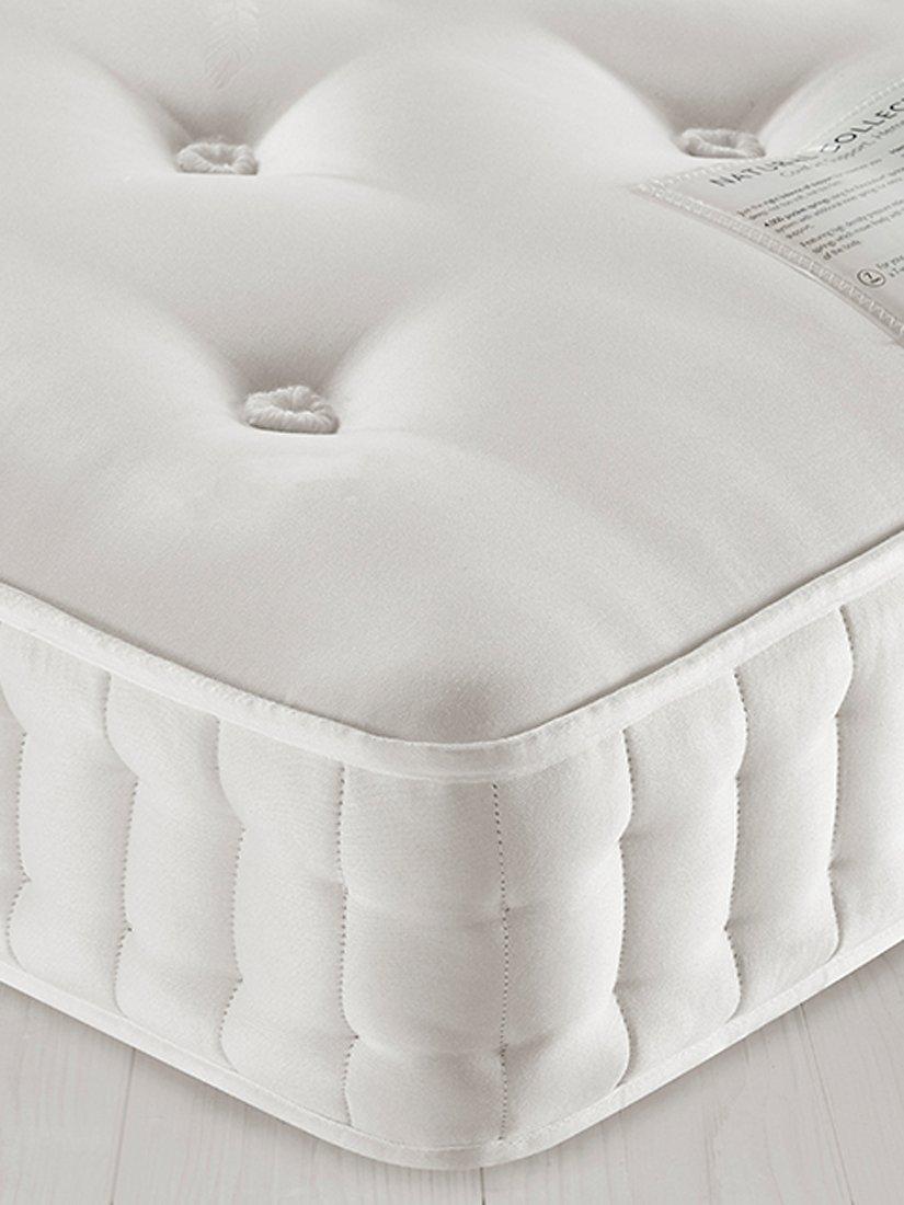 John Lewis & Partners Natural Collection Leckford Linen 3400, King Size, Medium Tension Pocket Spring Mattress