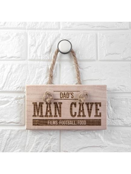 Treat Republic Personalised Man Cave Wooden Sign - view 2, 
