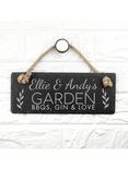 Treat Republic Personalised Slate Hanging Sign