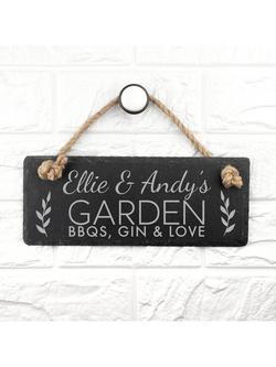 Treat Republic Personalised Slate Hanging Sign - view 2, 