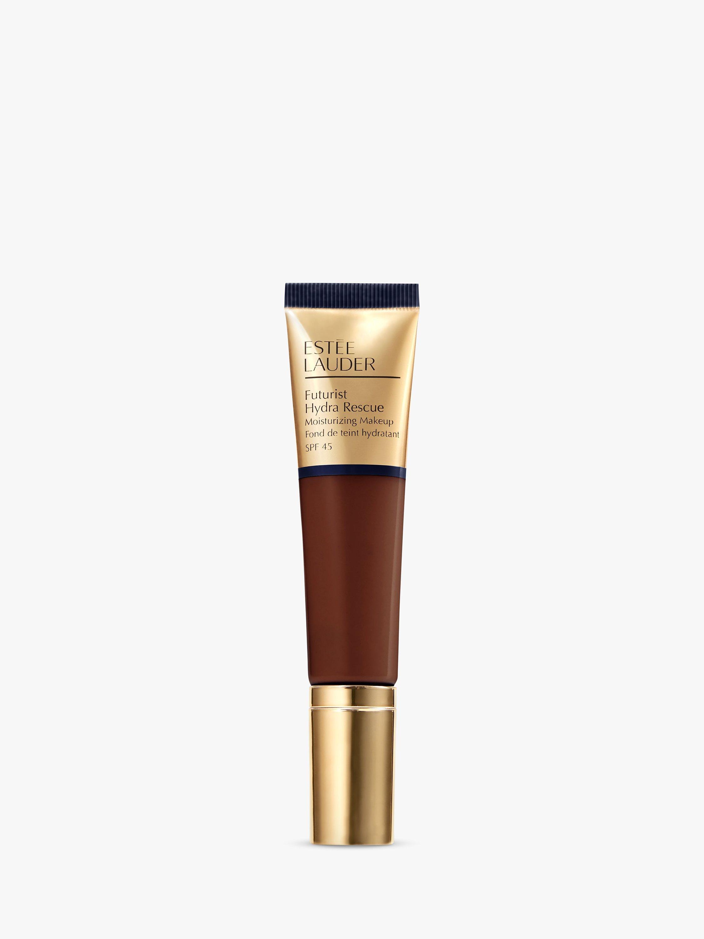 Product image 1 of 6, which shows Estée Lauder Futurist Hydra Rescue Moisturising Foundation SPF 45, 8C2 Intense Java
