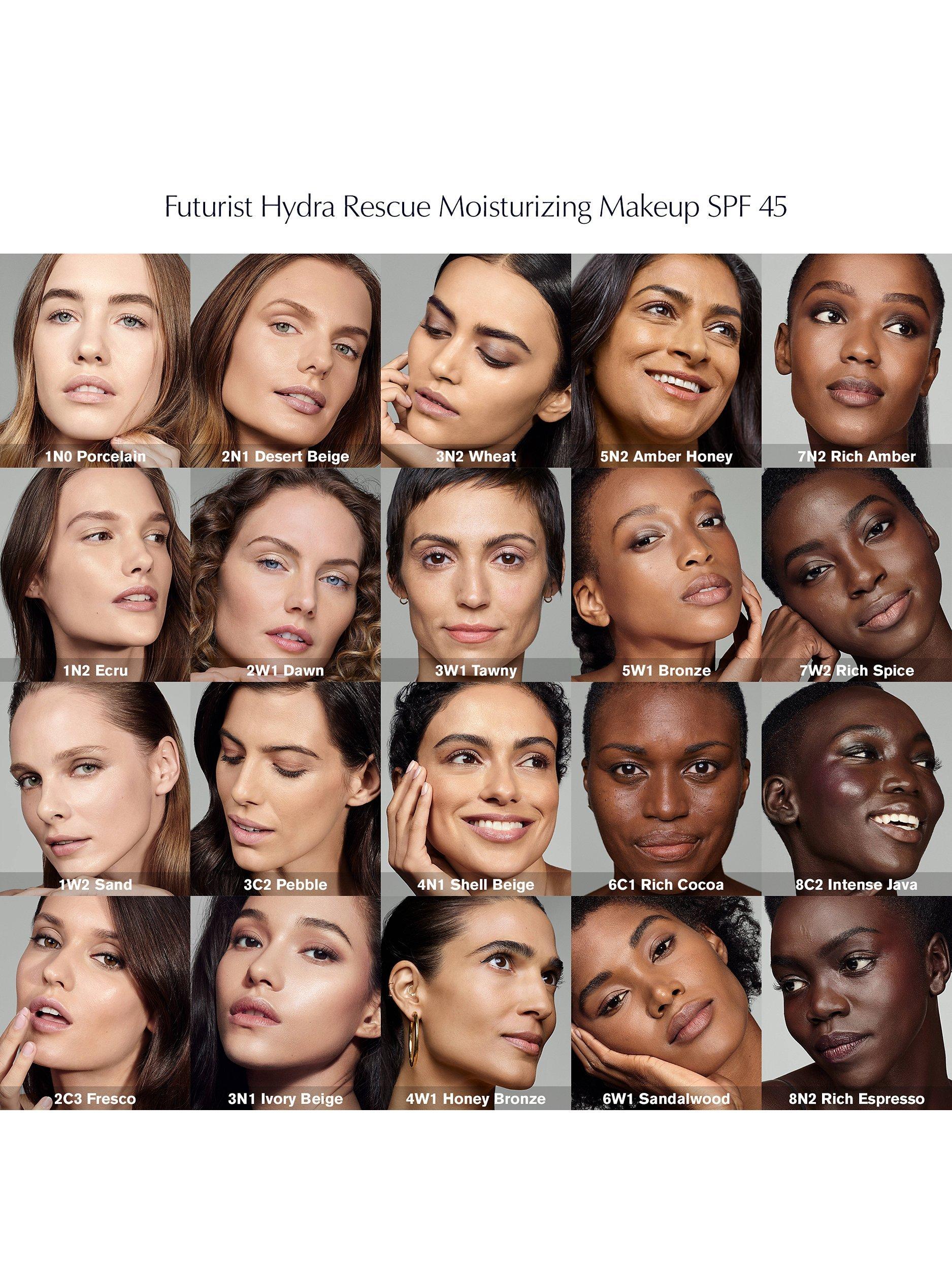 Product image 6 of 6, which shows Estée Lauder Futurist Hydra Rescue Moisturising Foundation SPF 45, 4W1 Honey Bronze