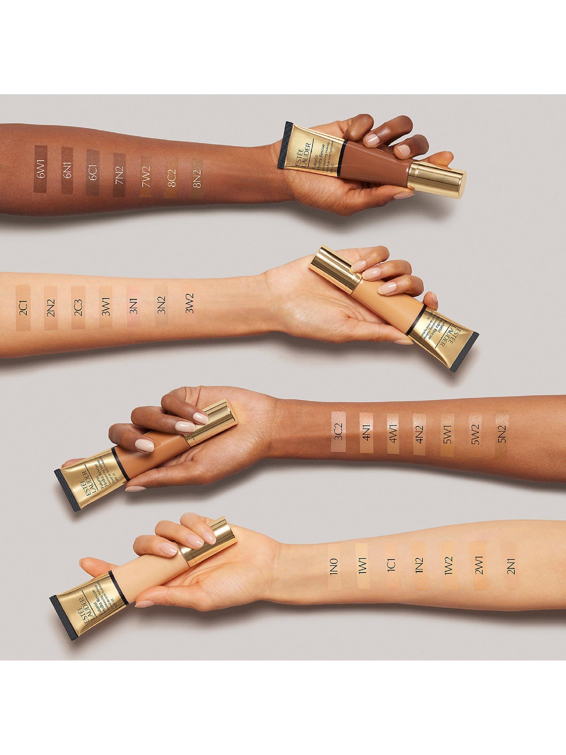 Product image 4 of 6, which shows Estée Lauder Futurist Hydra Rescue Moisturising Foundation SPF 45, 6W1 Sandalwood
