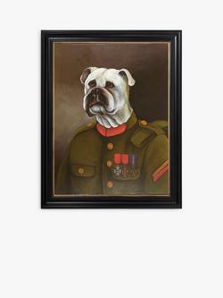 Brookpace Lascelles 'Alan The Dog' Framed Canvas, 41 x 36.5cm, Multi, Multi