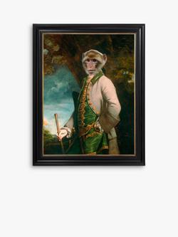 Brookpace Lascelles 'Edmond The Monkey' Framed Canvas, 41 x 36.5cm, Multi, Multi