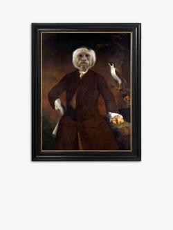Brookpace Lascelles 'Howard The Monkey' Framed Canvas, 41 x 36.5cm, Multi, Multi