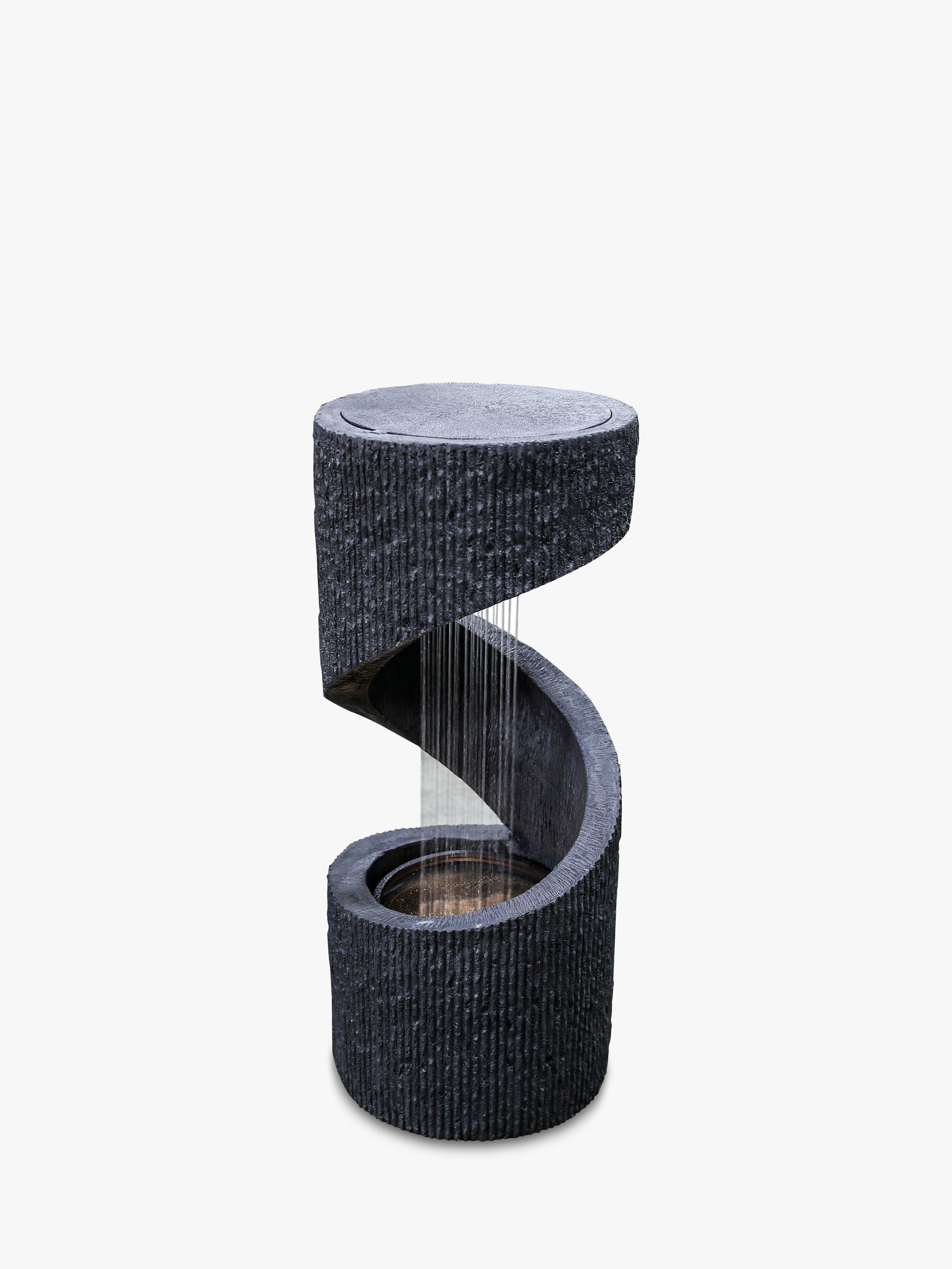 Ivyline Spiral LED Light Garden Water Feature