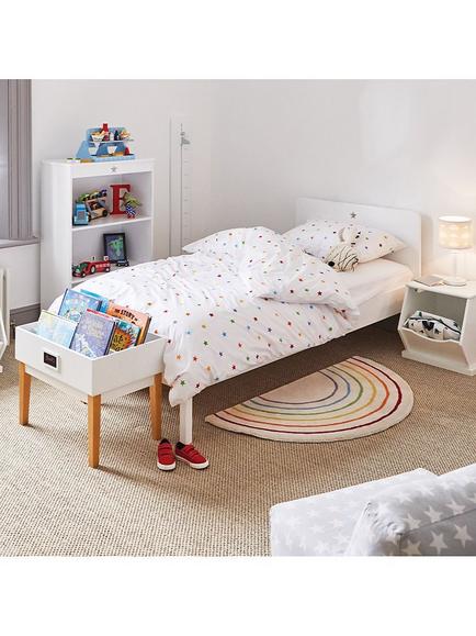 Great Little Trading Co Star Bright Child Compliant Bed Frame, Single, White - view 2, White