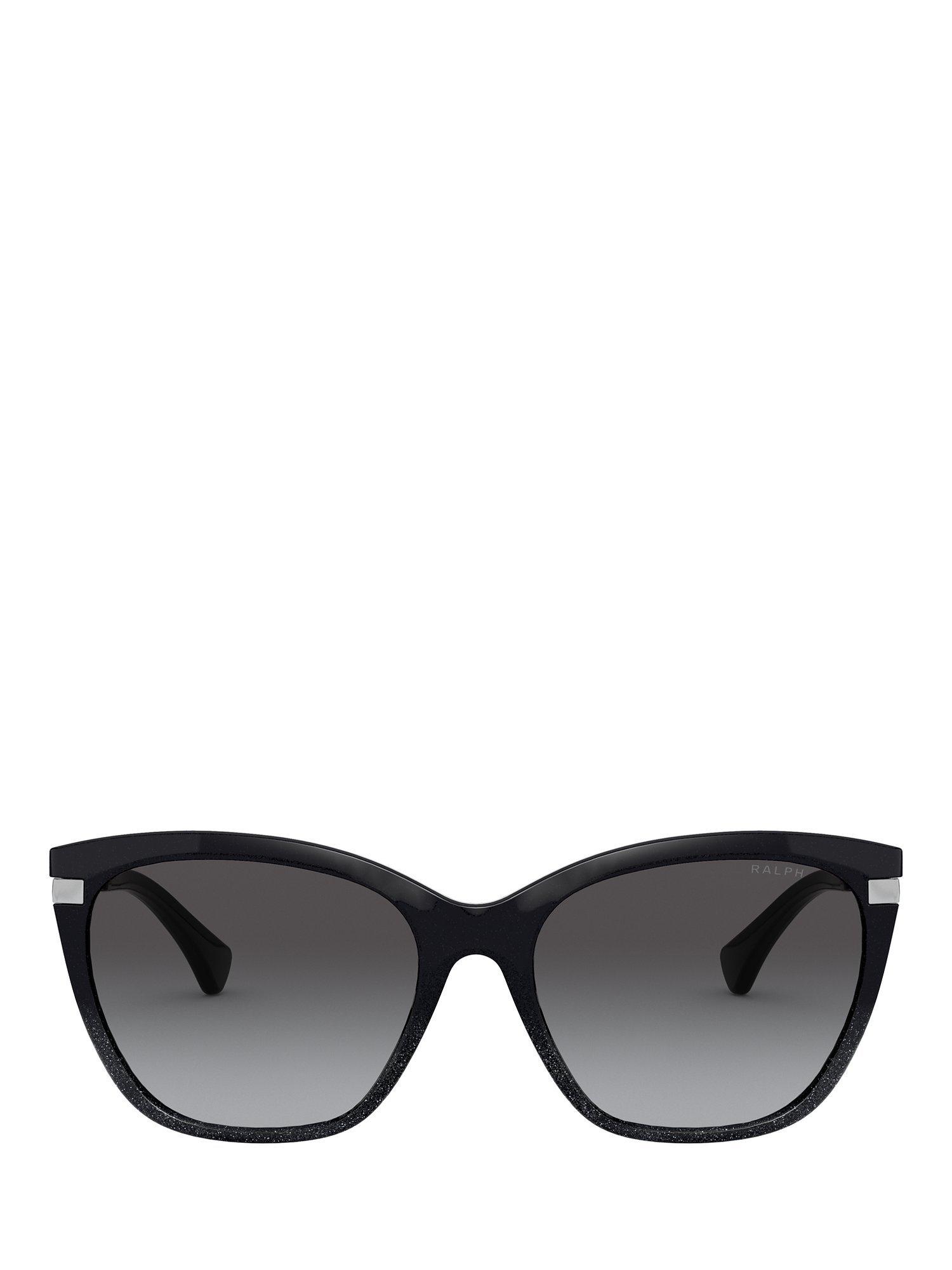 Product image 2 of 11, which shows Ralph Lauren RA5267 Women's Butterfly Sunglasses, Black/Grey Gradient