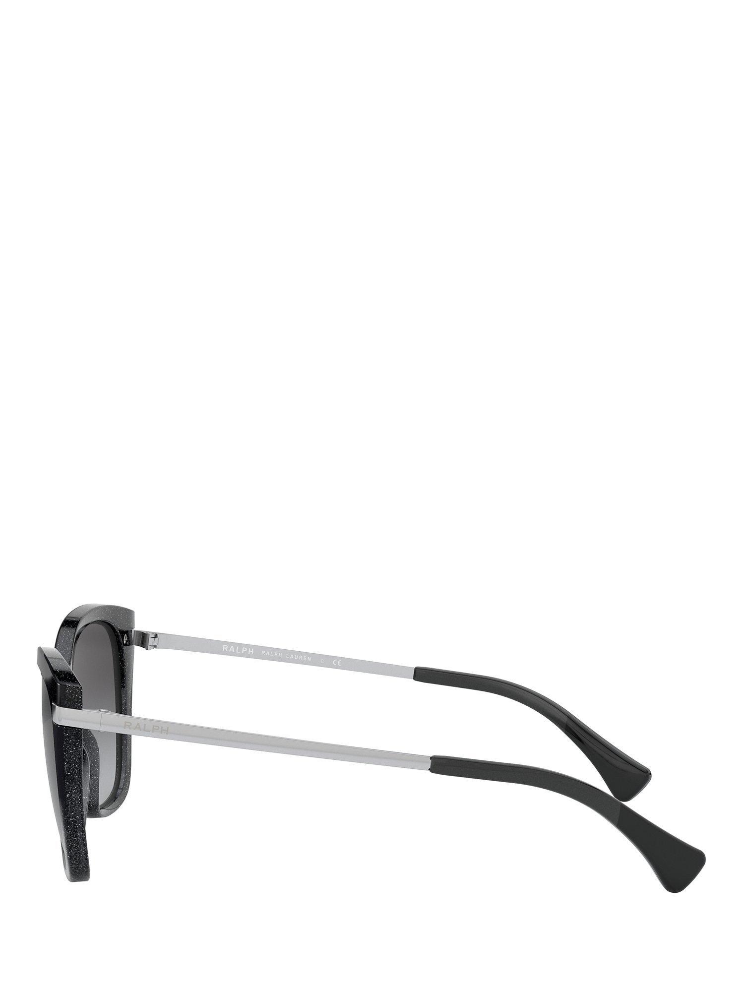 Product image 3 of 11, which shows Ralph Lauren RA5267 Women's Butterfly Sunglasses, Black/Grey Gradient