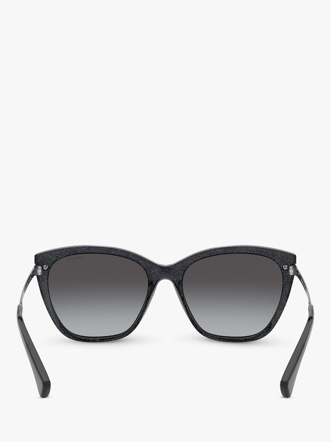 Product image 7 of 11, which shows Ralph Lauren RA5267 Women's Butterfly Sunglasses, Black/Grey Gradient