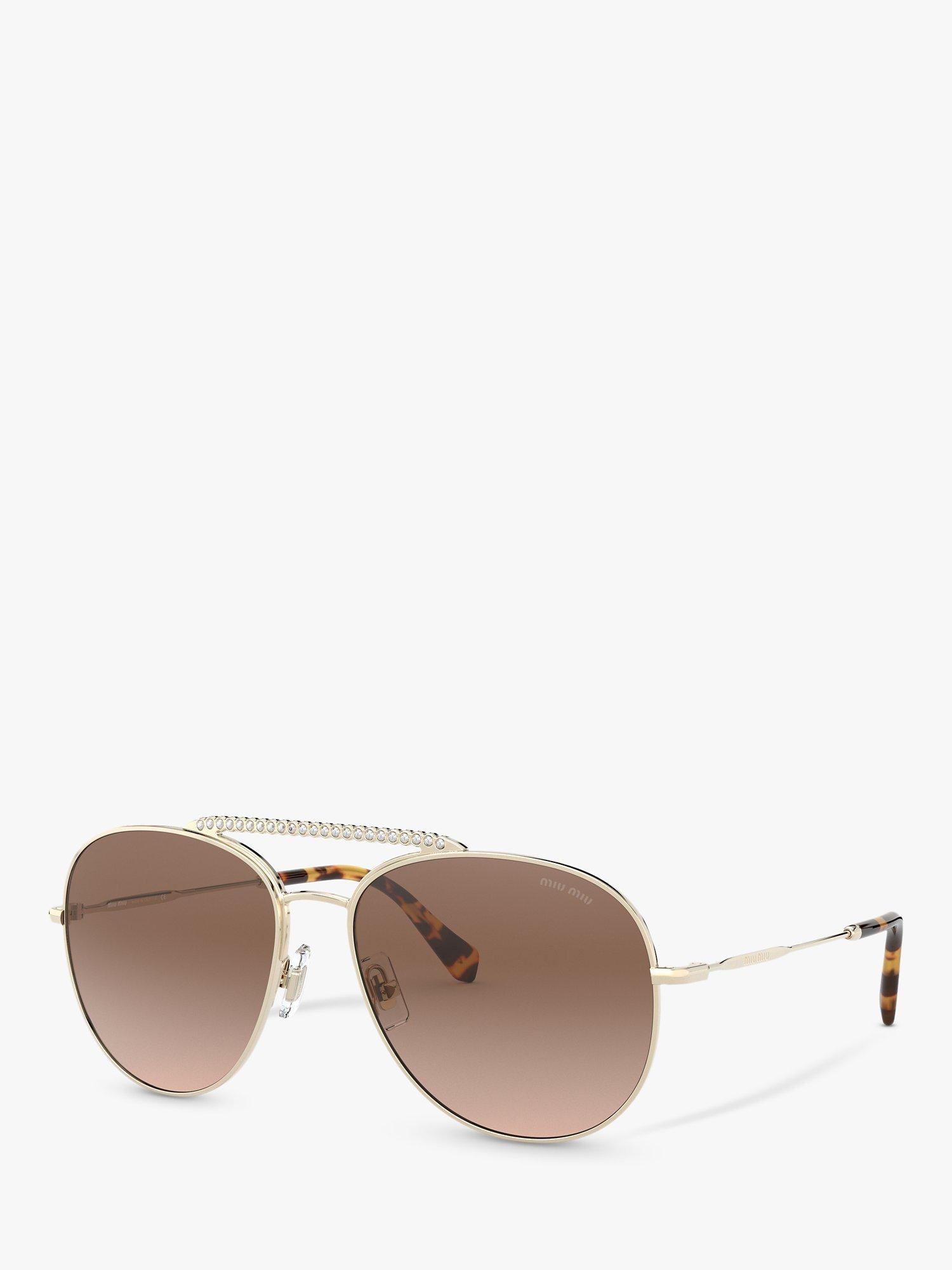Miu Miu 53VS Aviator Sunglasses