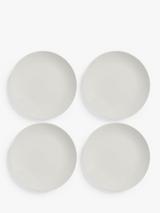 John Lewis Puritan Stoneware Dinner Plates, Set of 4, 27.8cm