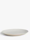 John Lewis Puritan Stoneware Dinner Plates, Set of 4, 27.8cm, Putty