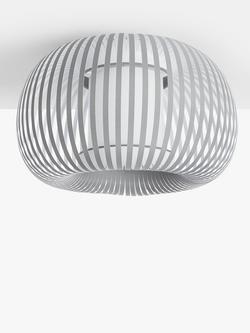 John Lewis Harmony Ribbon Semi Flush Ceiling Light - view 2, Reflect Grey