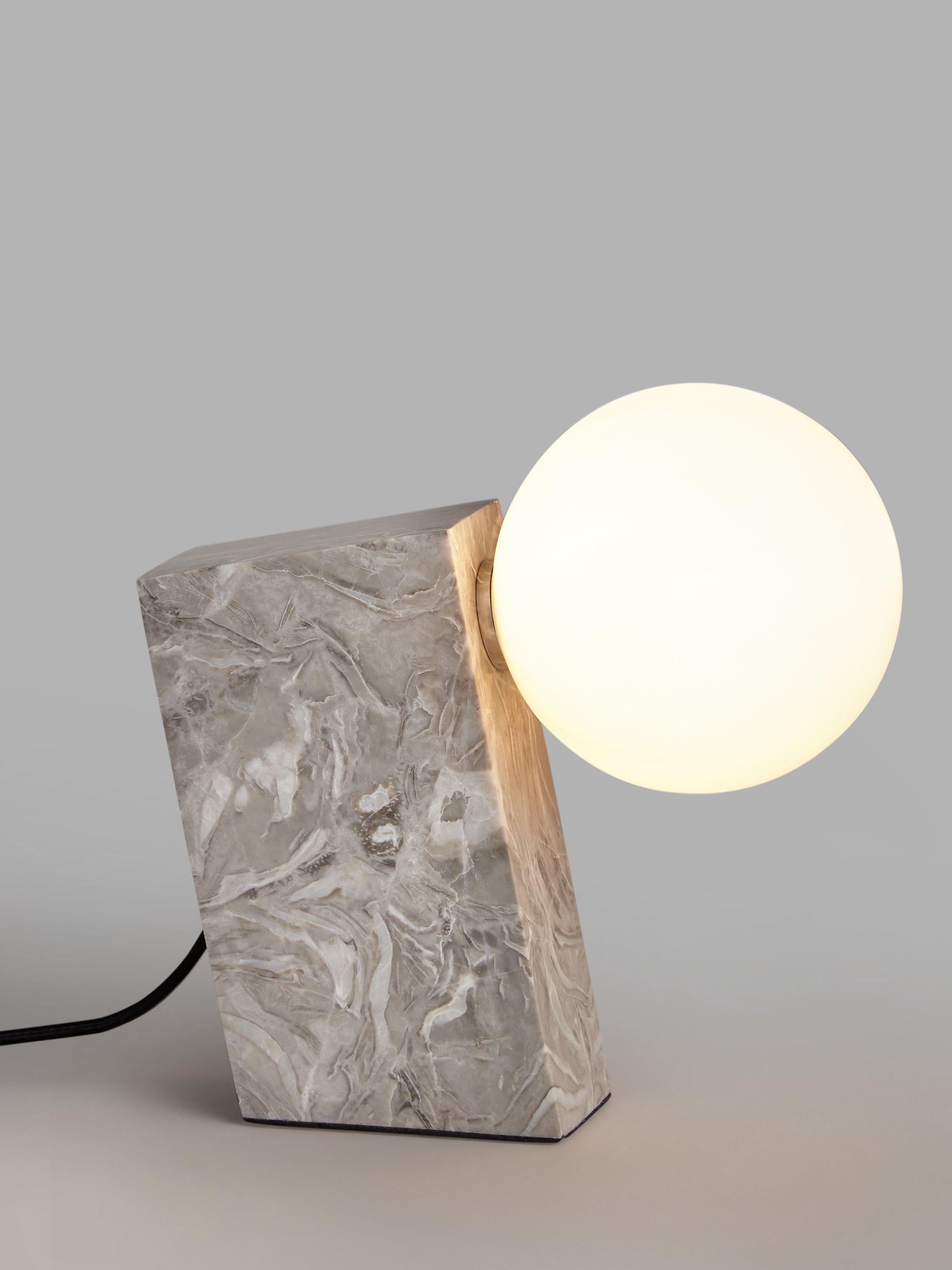 John lewis marble lamp sales