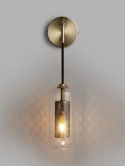 John Lewis Tulip Wall Light, Antique Brass, Antique Brass