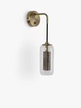 John Lewis Tulip Wall Light, Antique Brass