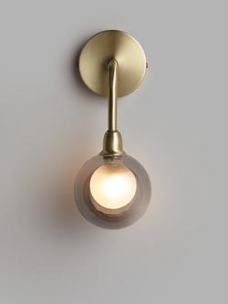 John Lewis Huxley Wall Light, Antique Brass, Antique Brass
